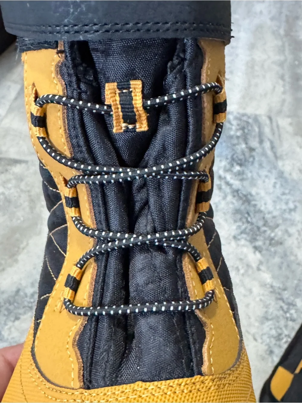 Merrell Kids Yellow and Black Outdoor Snow Boots